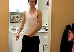 studs wrestle in piss and crap gay Ian & Dustin Desperate To piss!