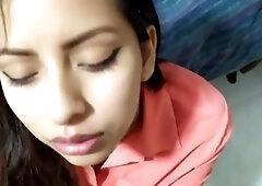 Hot Latina takes me to her room after the party