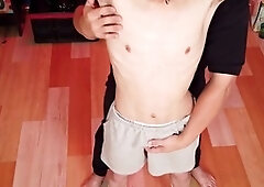Twink anal, cum control handjob, hd videos