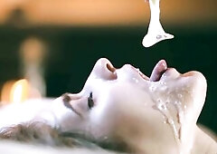 Drinking Cum from Fucking-Rubber