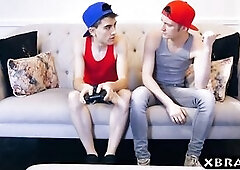 Older mommy Rebecca Jane Smyth seduces a much younger chap and screws him in her own kitchen