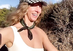 Fit Nature Angel Abandons Her Clothing on a Hike & Gets CAUGHT! - Steph in Space