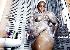 Shower Time with Fat Onion Booty Milf - FULL VIDEO ON RED - Mara Exotic