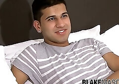 Cute British Twink Cums Hard after Intense Solo Masturb