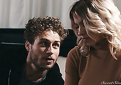 Lovely attractive auburn babe called Khloe Kapri loves sensual missionary fuck