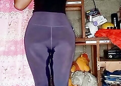 Rewetting My Panties During Dance Exercise