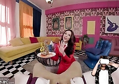 VR Conk: Lustful Veruca Sucks And Rides Huge Ramrod To Have A Job At Chocolate Factory In Willy Wonka Porn Cosplay pt.three