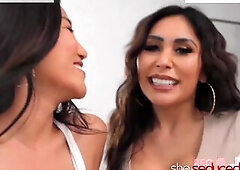 Breasty Oriental Ember Snow Screws With Jena LaRose and Jenni Rose