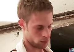 Three twink boys ass banging