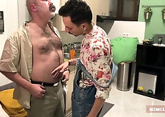 Fur covered Dad Barebacking His Paramour