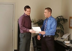 Drew Cutler &  Parker London fucking at the office