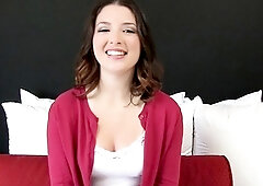 Delirious brunette whore riding big cock hardcore