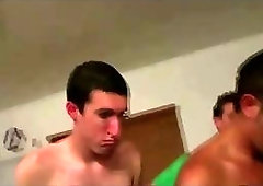 Straight college guys take cock