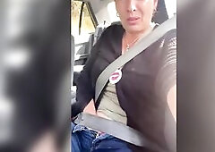 I was so lewd, I had to pull over to the side of the road to make myself come.