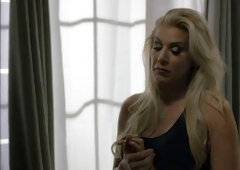 Big titted MILF drilled in doggystyle by fucker