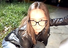 Brunette glasses, new, customer service