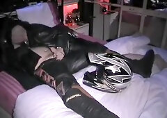 Leatherboy rides biker - 1