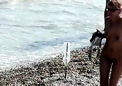 Awesome Outdoor Sex In A Public Beach With Sarah