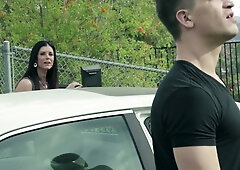 India Summer grinds on Bruce Venture's face in a steamy reality session