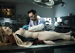 Ashley Lane devours cock during sexual fetish play