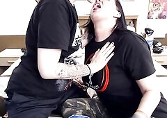 Whip Cream Tongue Playing Enormous Giving a kiss Unfathomable Soaked Lesbo Maleout