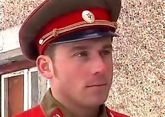 Hottest male in best blowjob, uniform gay porn video