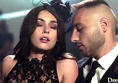 Deeper. Latex-Clad Resigned Chanel Camryn Yearns To Be Dominated In Public