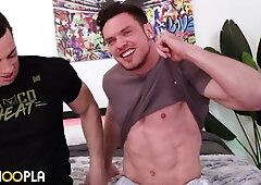 Muscle Micky Tears up Andy's Sweet Donk!