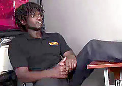 fag janitor bi-racial barebacked after sucking bbc