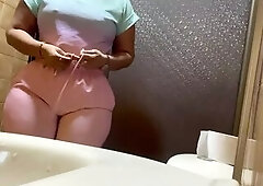 I put cameras in public bathrooms and captured some Latinas