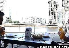 After drinks outside these two twinks have hot raw sex