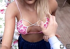 Light-haired animated visual novel playthrough with some hot scenes