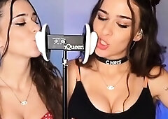 SharonQueen ASMR - Sexy Ear Licking