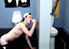 Amateur twink raw fucked at the gloryhole