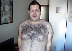 Joey Peters, chubby guy, TALKS DIRTY! Jacks off!