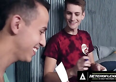 Heteroflexible - Dorm Roommates Trevor Harris & Des Irez Assfuck Each Other During Study Break