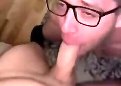 Hungry, greedy and eager Canadian lawyer Steph Ericks gobbles down big cock!