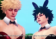 Car Toon - Heros Egg Hunt - Ida X Midoriya X Bakugo - My Hero Academia 3d Animation Parody