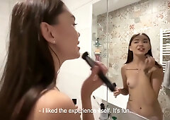 Polly Yangs In Sex Vlog - Trying Gloryhole For The First Time!