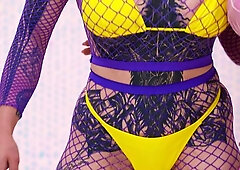 Brazzers: Pink Hair and Fishnets in a Frenzied Fuck