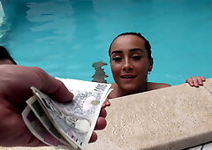 Sex adventures in private swimming pool
