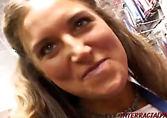 Cute teen Jayma takes too much monster black cock