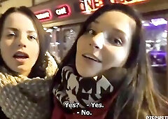 Czech brunette hair with large, firm breasts is having sex with a stranger, in a hotel room