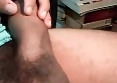 LATINO WITH THICK FAT UNCUT COCK CUMS THICK LOAD 2