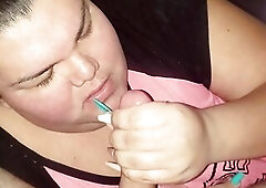 BWC asks big beautiful woman Trans Kokoluv to slow down but I just can't!!