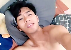 Hilarious gay guy with massive cock shoots a big load