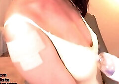 Asian busty horny camgirl sensual show