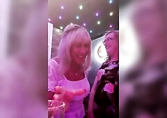 Lisa Peeing in a Glass in the Bar Toilets and Sharing it with Pauline and John.