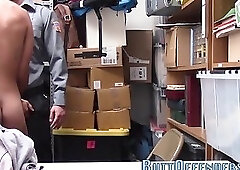 Latino shoplifter sucks