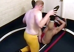 Masked wrestler, gay wrestling, gay cbt